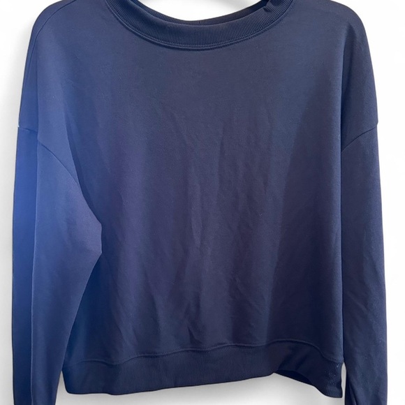 Avia Women's Black Oversized Cutout Sweater Top size Medium 8-10 - Picture 2 of 7